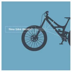 ABUS bike helmet decals labels with free bike protection (24 pack) - 20+ colours