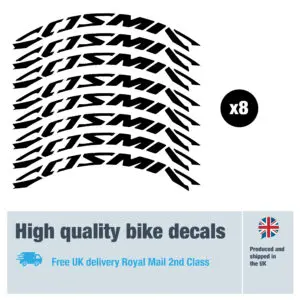 Cosmic wheel decal set. x8 Replacement vinyl stickers for Cosmic wheels