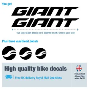 Giant new extra long  to 550mm with free bike protection (20 pack)