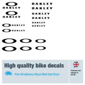 Oakely decal set