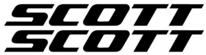 Scott bike decal set. Replacement vinyl stickers for Large Scott bike frames.